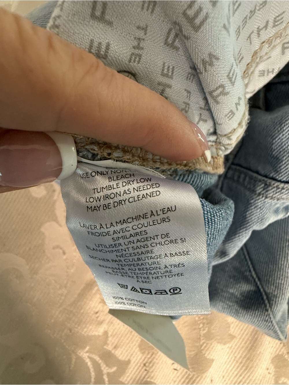 Free People We The Free Tinsley Baggy High Rise Jeans Bright Eyes 31 NWT 34 Long - Picture 12 of 14